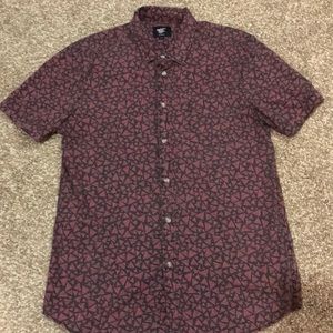 H&M Black Acid Button Up